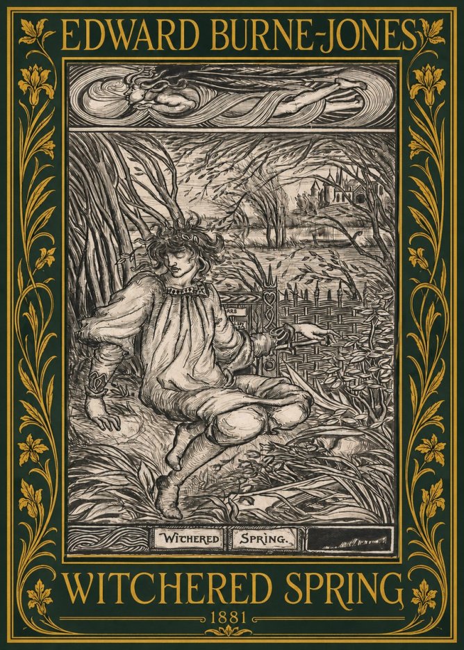 Edward Burne-Jones Withered Spring No2 - Plakat