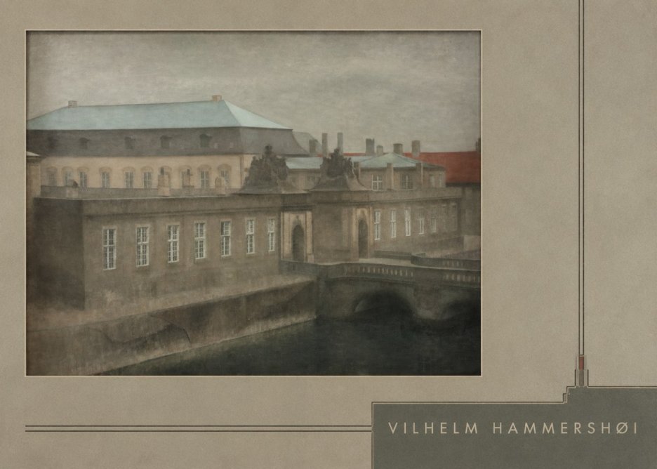 Vilhelm Hammershøi The Old Christiansborg, Late Autumn No4 - Plakat