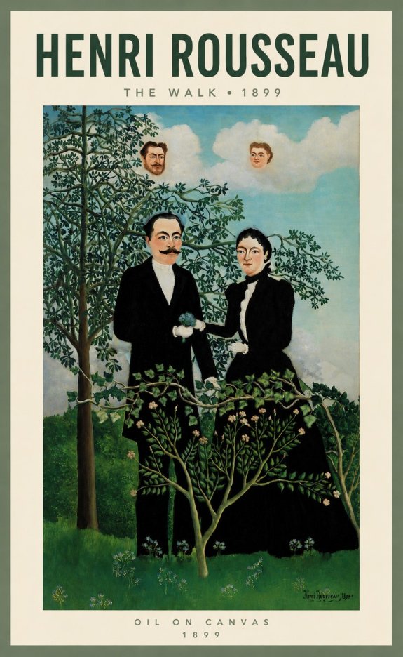 Rousseau The Walk No4 - Plakat