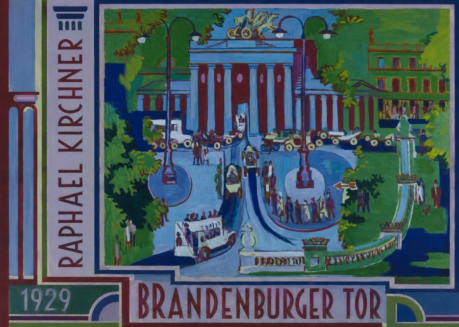 Raphael Kirchner Brandenburger Tor 1929 No6 - Plakat