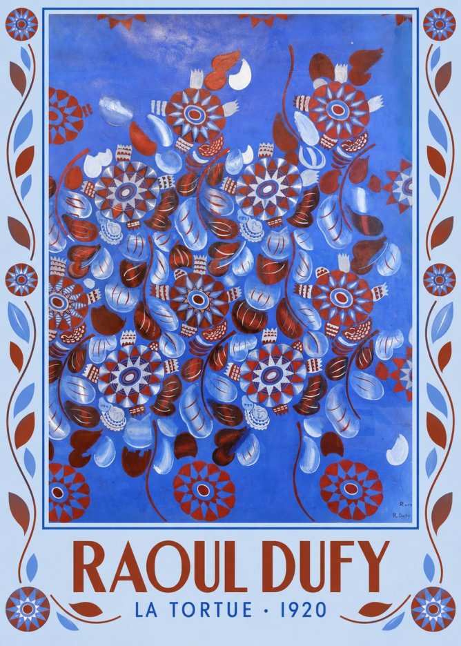 Raoul Dufy La Tortue No1 - Plakat