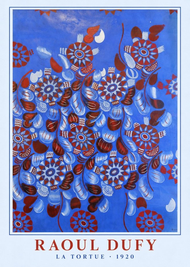 Raoul Dufy La Tortue No2 - Plakat