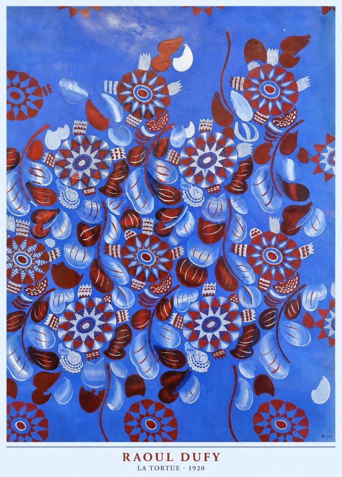 Raoul Dufy La Tortue No4 - Plakat