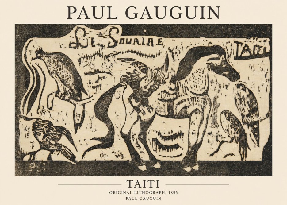 Paul Gauguin Taiti No1 - Plakat