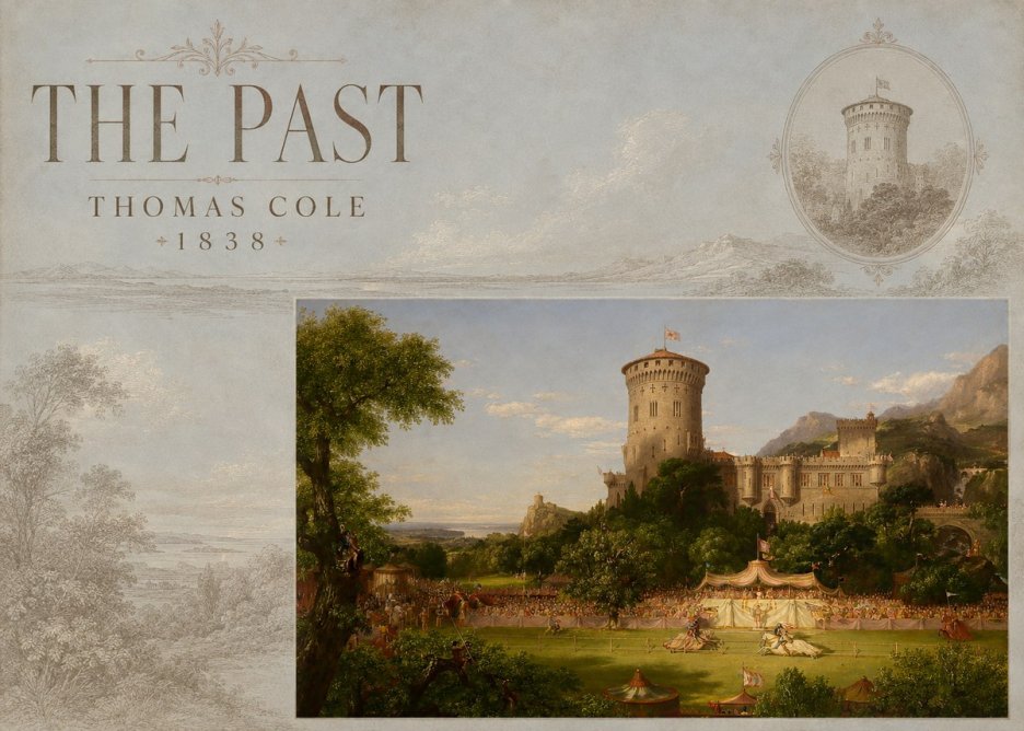 Thomas Cole The Past No4 - Plakat