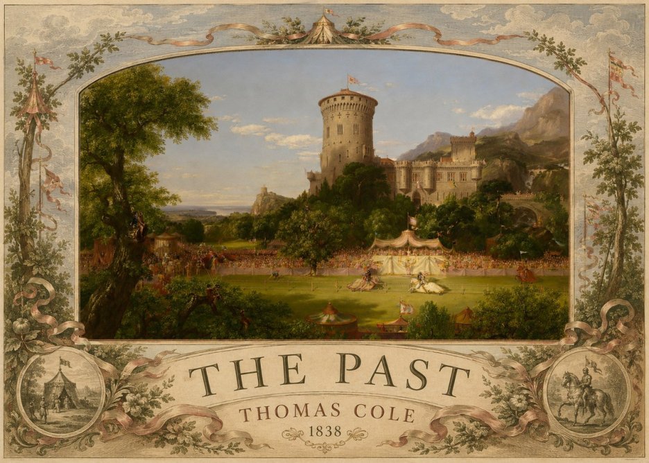 Thomas Cole The Past No6 - Plakat