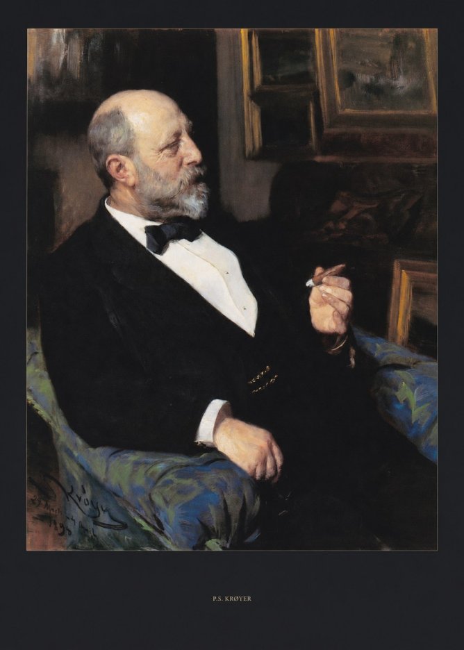 P.S. Krøyer Self-portrait I No6 - Plakat