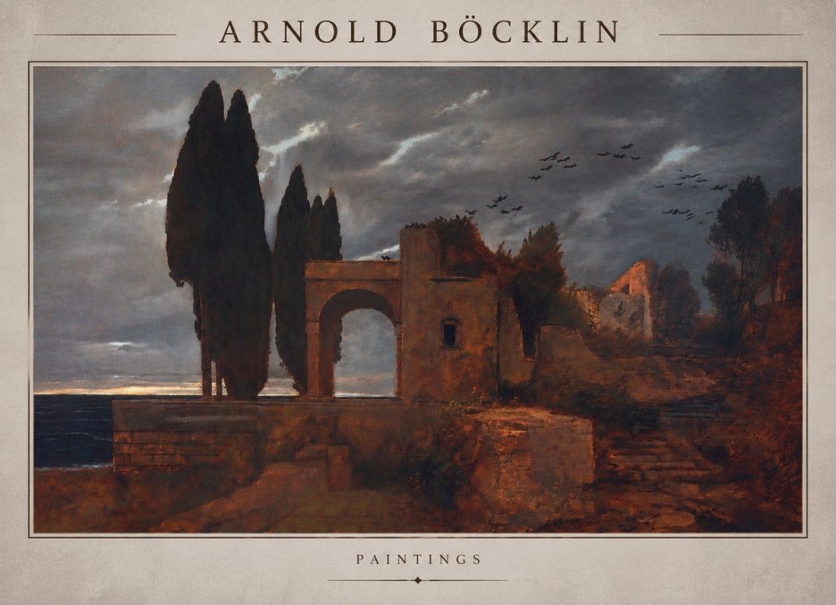 Arnold Böcklin Villa by the Sea I No5 - Plakat