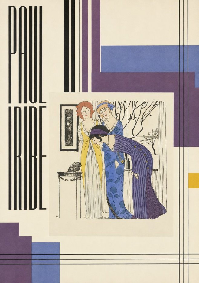 Paul Iribe Three Women and a Frog No4 - Plakat