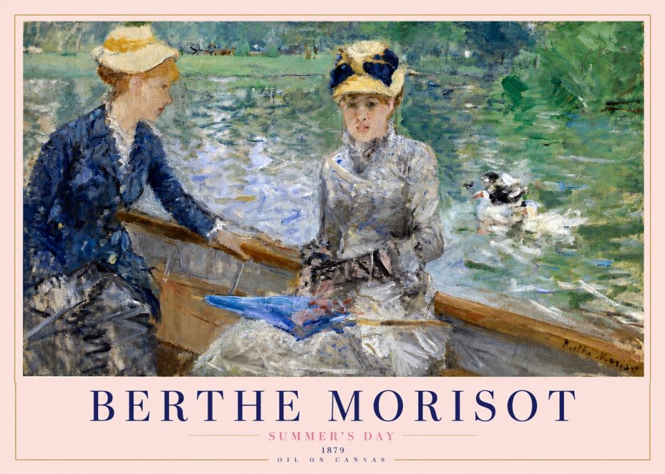 Berthe Morisot Summer's Day No4 - Plakat