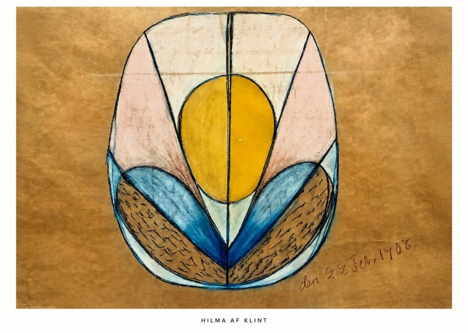 Hilma af Klint The Five - No Title No6 - Plakat