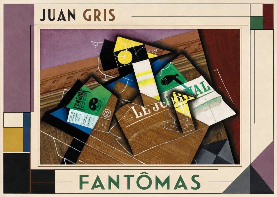 Juan Gris Fantômas I No3 - Plakat