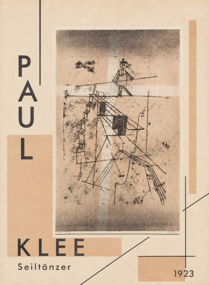 Paul Klee Seiltänzer II No2 - Plakat