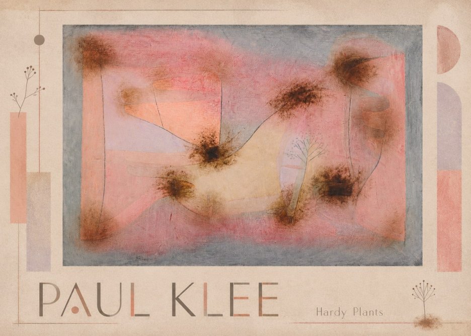 Paul Klee Hardy Plants I No1 - Plakat