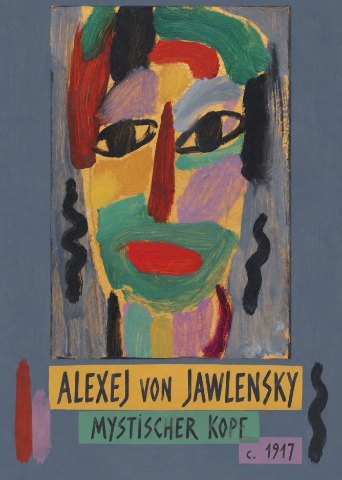 Alexej von Jawlensky Mystischer Kopf No3 - Plakat