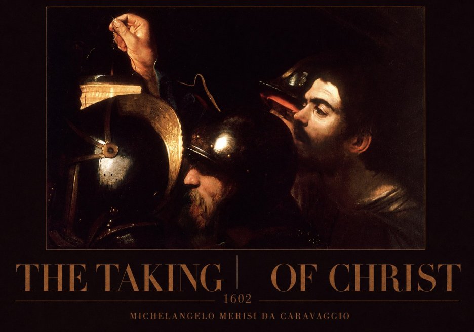 Michelangelo Merisi da Caravaggio The Taking of Christ I No3 - Plakat
