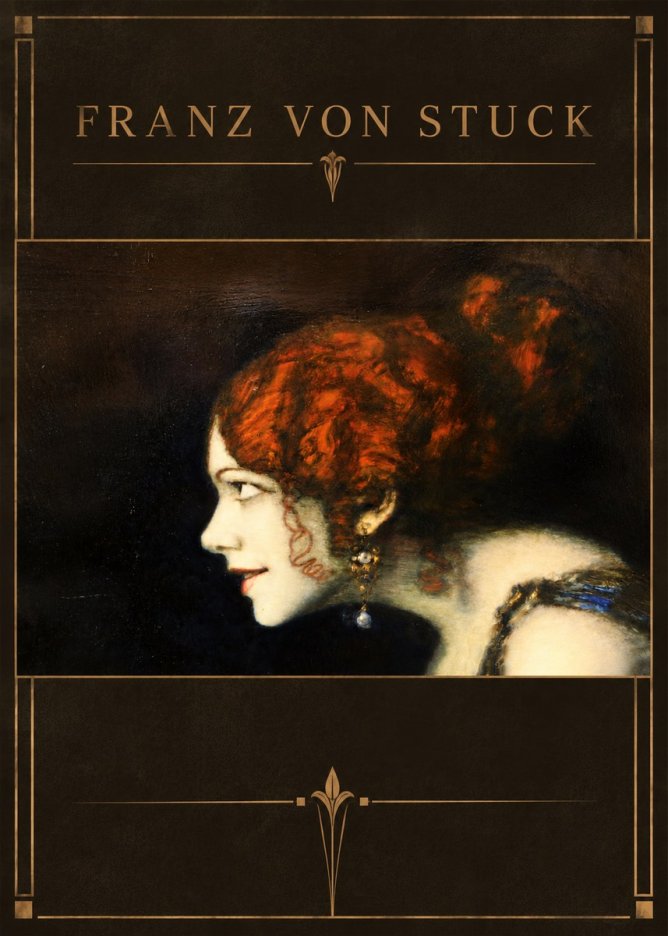 Franz von Stuck Head of a Woman No5 - Plakat
