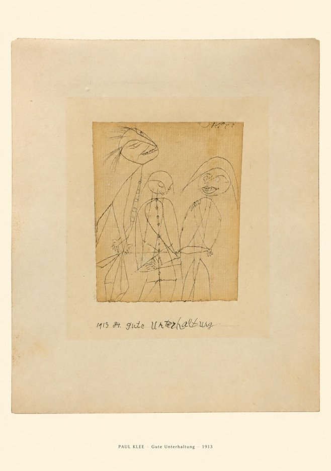 Paul Klee Gute Unterhaltung No6 - Plakat