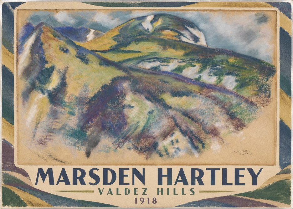 Marsden Hartley Valdez Hills No1 - Plakat