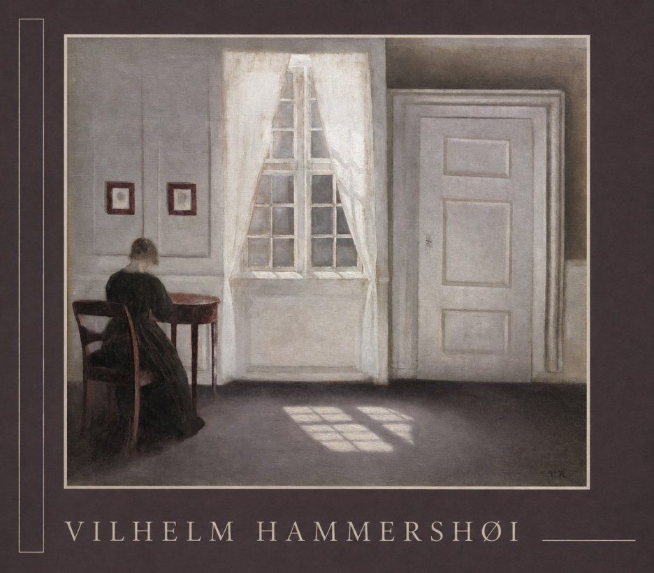 Vilhelm Hammershøi Interior with a Woman at a Table No4 - Plakat