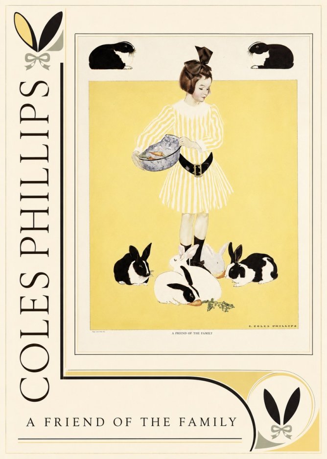 Coles Phillips A Friend of the Family No2 - Plakat