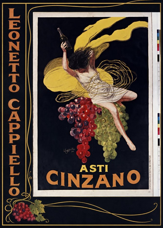 Leonetto Cappiello Asti Cinzano I No2 - Plakat