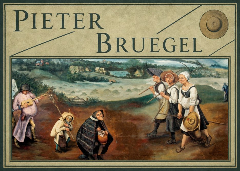 Pieter Bruegel Flemish Peasant Scene No5 - Plakat