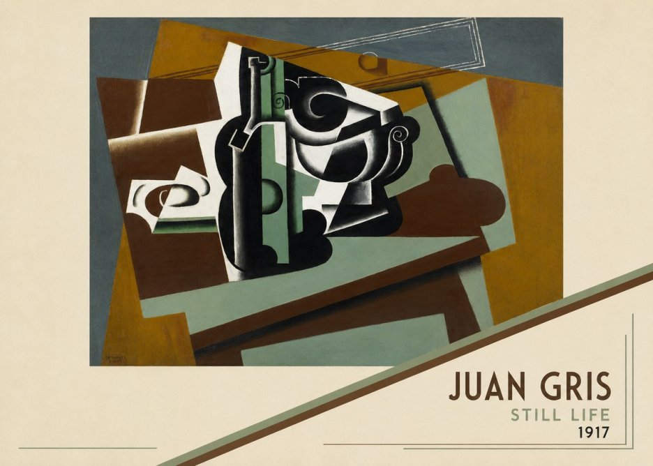 Juan Gris Still Life I No3 - Plakat