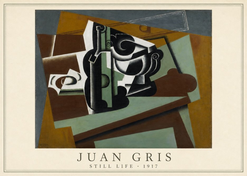 Juan Gris Still Life I No4 - Plakat