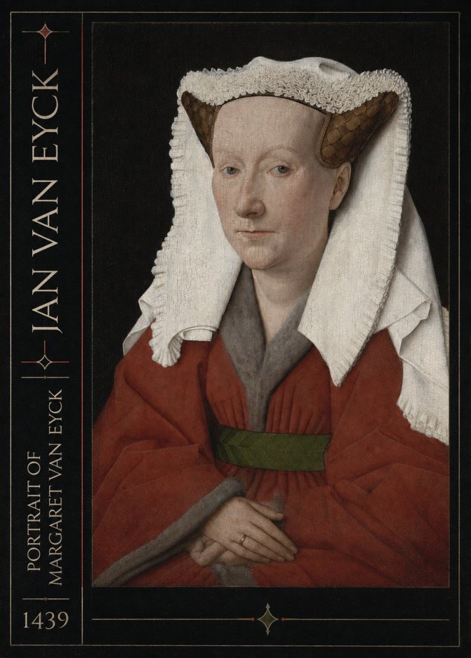 Jan van Eyck Portrait of Margaret Van Eyck I No2 - Plakat