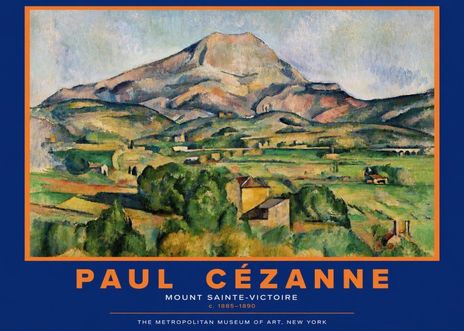 Paul Cézanne Mount Sainte-victoire No6 - Plakat