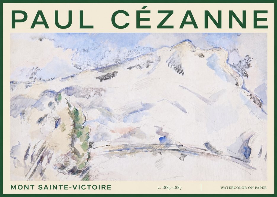 Paul Cézanne Mont Sainte-victoire No3 - Plakat