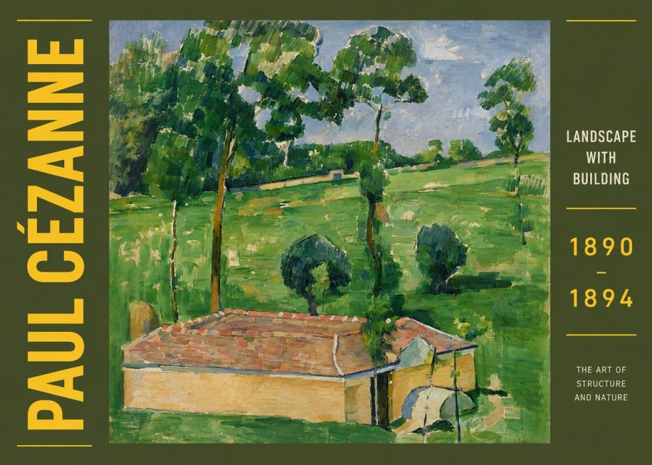 Paul Cézanne Landscape with Building No6 - Plakat