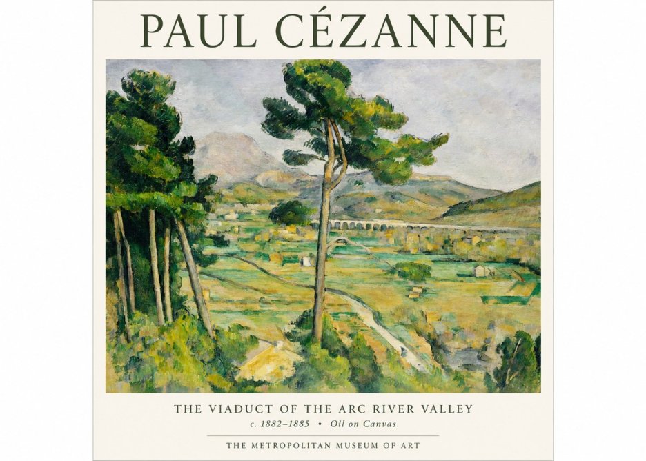 Paul Cézanne The Viaduct of the Arc River Valley No1 - Plakat