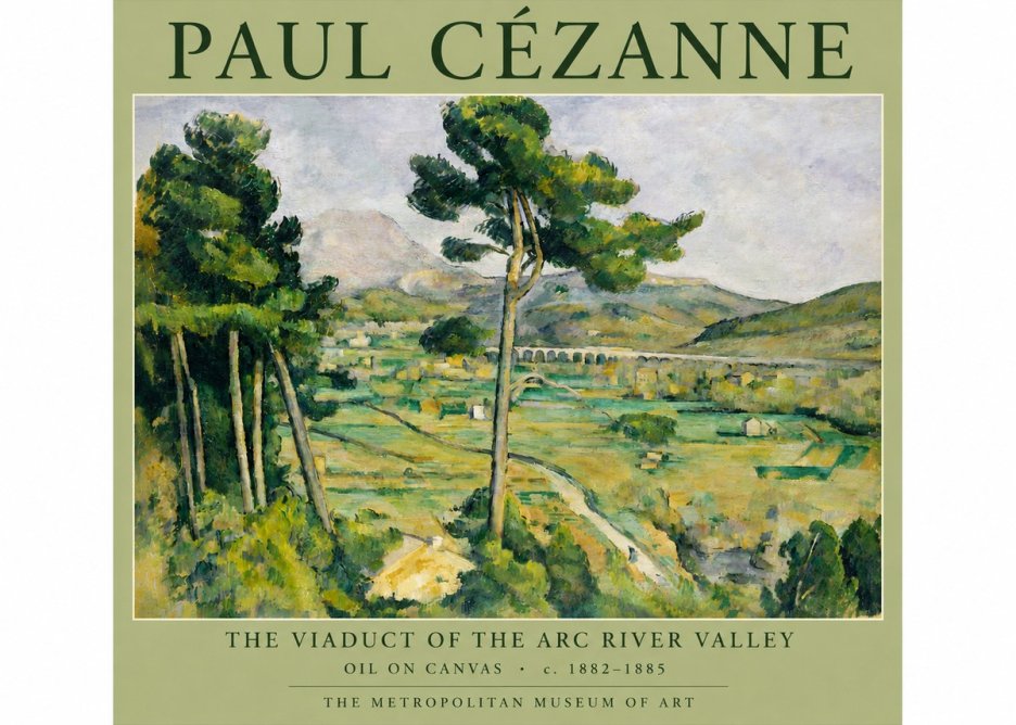 Paul Cézanne The Viaduct of the Arc River Valley No4 - Plakat