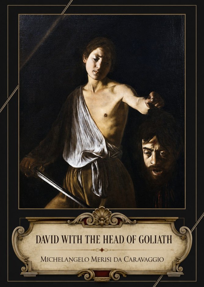 Michelangelo Merisi da Caravaggio David with the Head of Goliath II No2 - Plakat