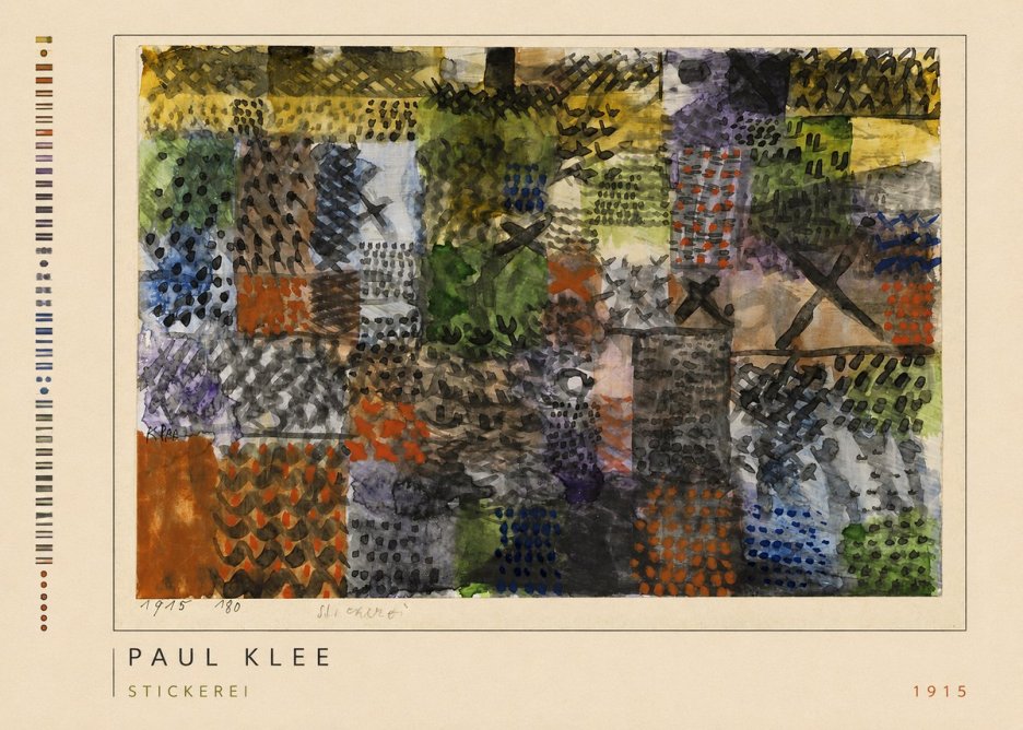 Paul Klee Stickerei No2 - Plakat