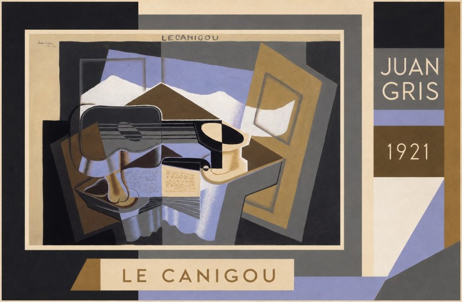 Juan Gris Le Canigou No2 - Plakat