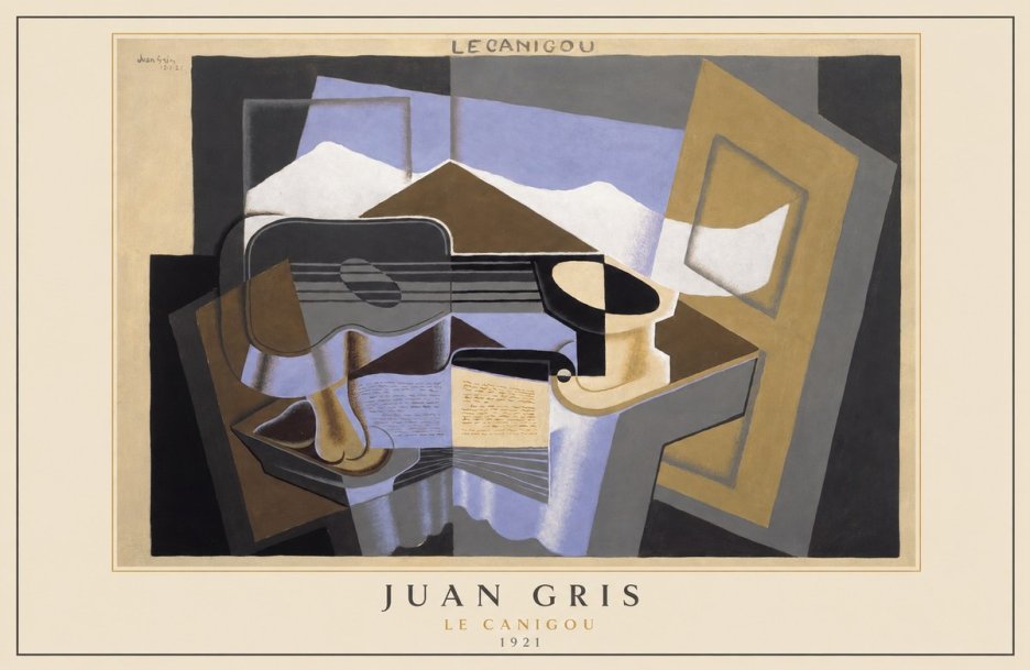 Juan Gris Le Canigou No3 - Plakat