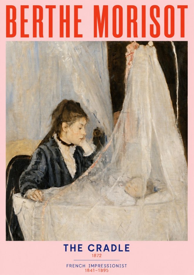 Berthe Morisot The Cradle No4 - Plakat