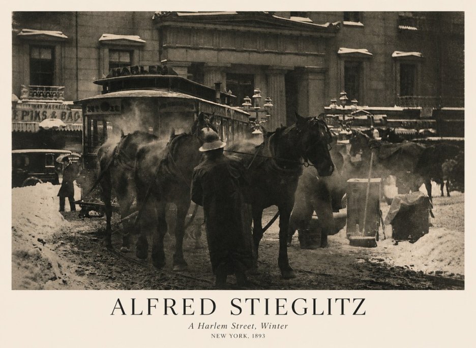 Alfred Stieglitz New York - Winter No3 - Plakat