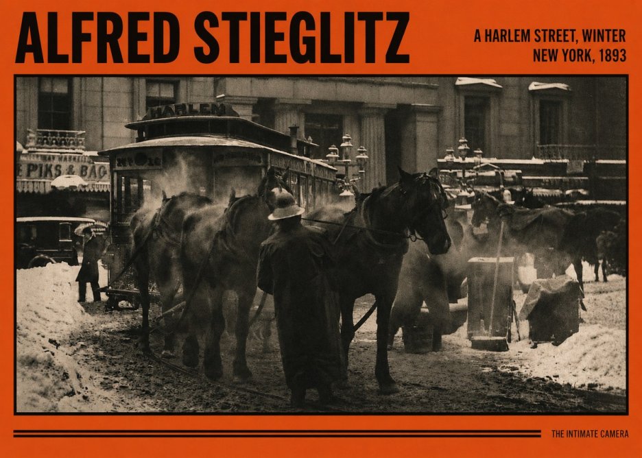 Alfred Stieglitz New York - Winter No4 - Plakat