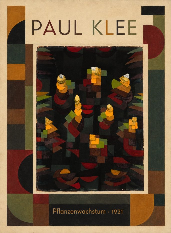 Paul Klee Pflanzenwachstum No1 - Plakat