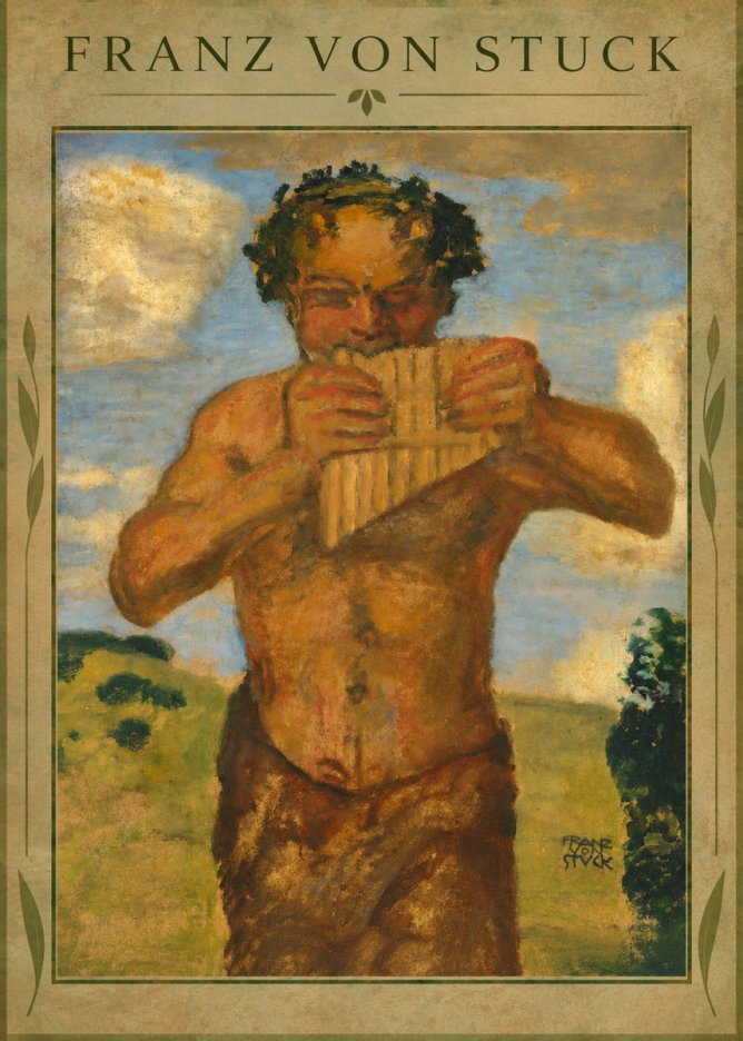 Franz von Stuck Faun No2 - Plakat