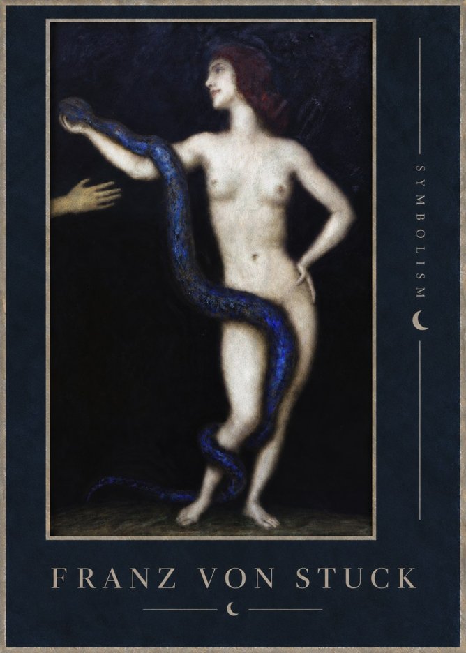 Franz von Stuck Sin No4 - Plakat