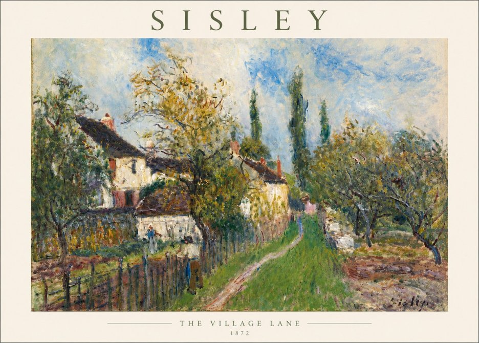 Sisley The Village Lane No5 - Plakat