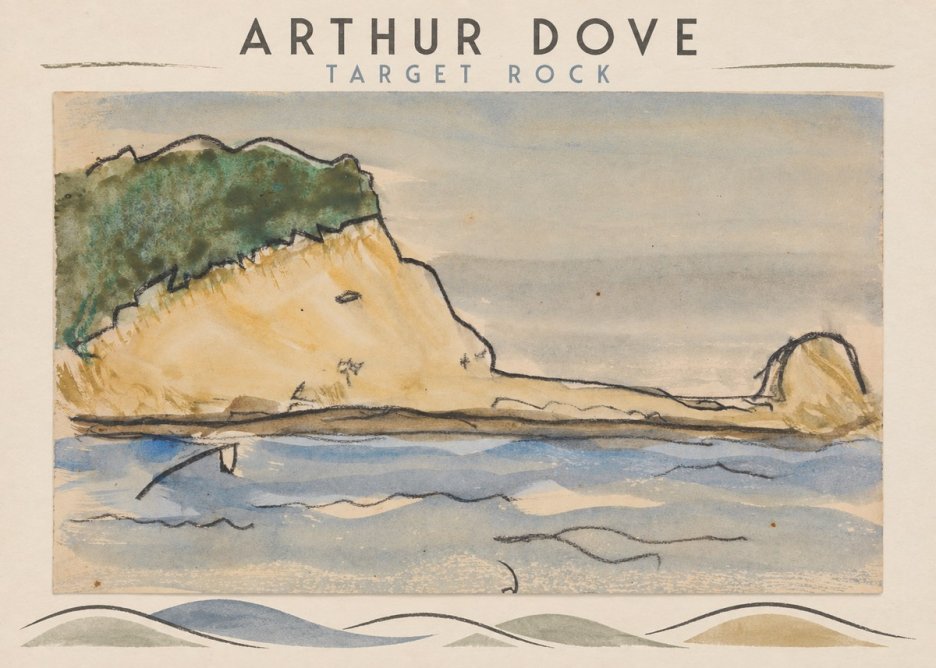 Arthur Dove Target Rock No6 - Plakat
