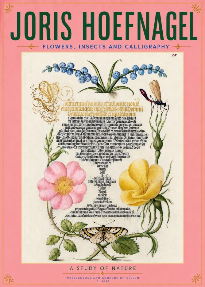 Joris Hoefnagel A Study of Nature I No5 - Plakat