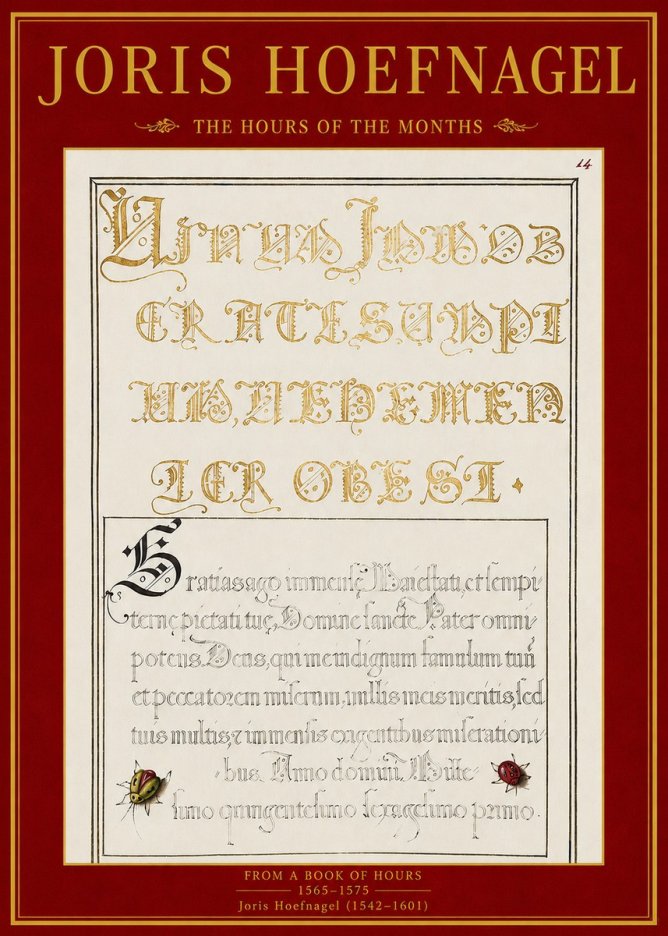 Joris Hoefnagel Gratias Tibi Agimus No4 - Plakat