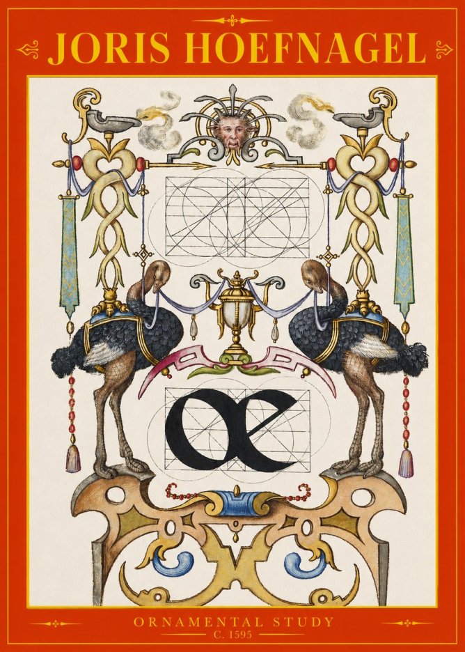 Joris Hoefnagel Ornamental Study I No2 - Plakat